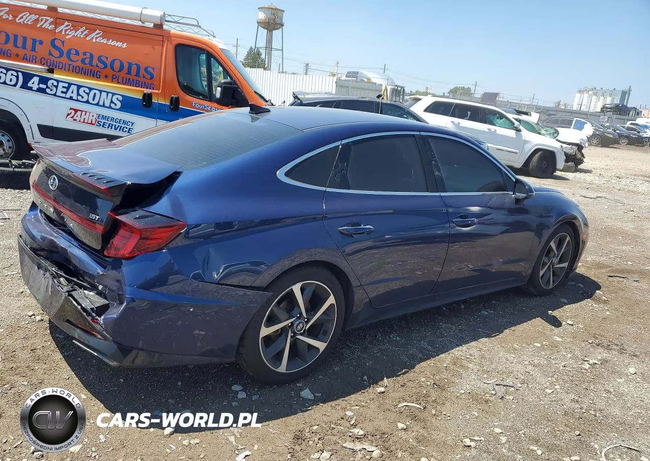 2021 Hyundai Sonata Sel Plus VIN:5NPEJ4J23MH122211 - 3