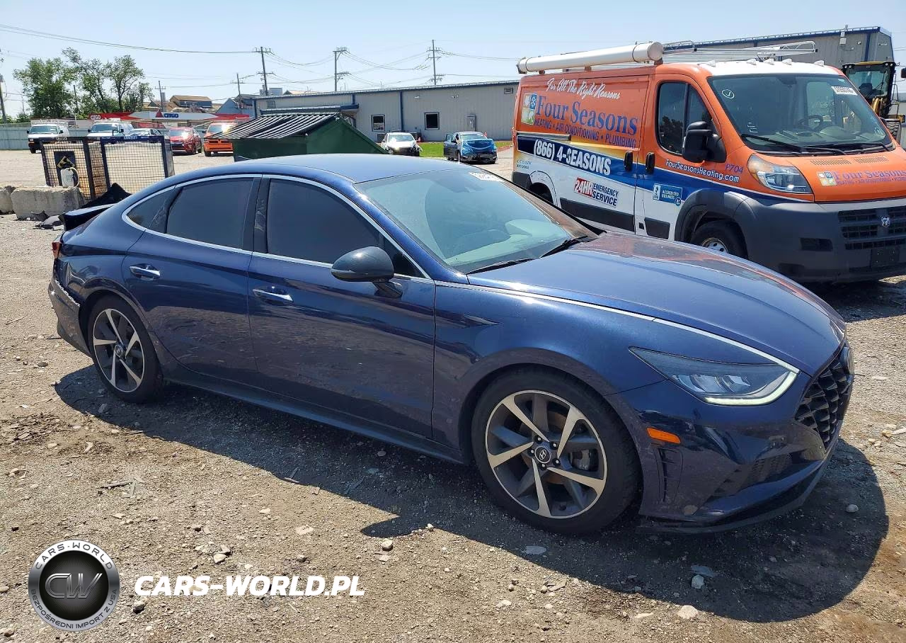 2021 Hyundai Sonata Sel Plus VIN:5NPEJ4J23MH122211 - 4