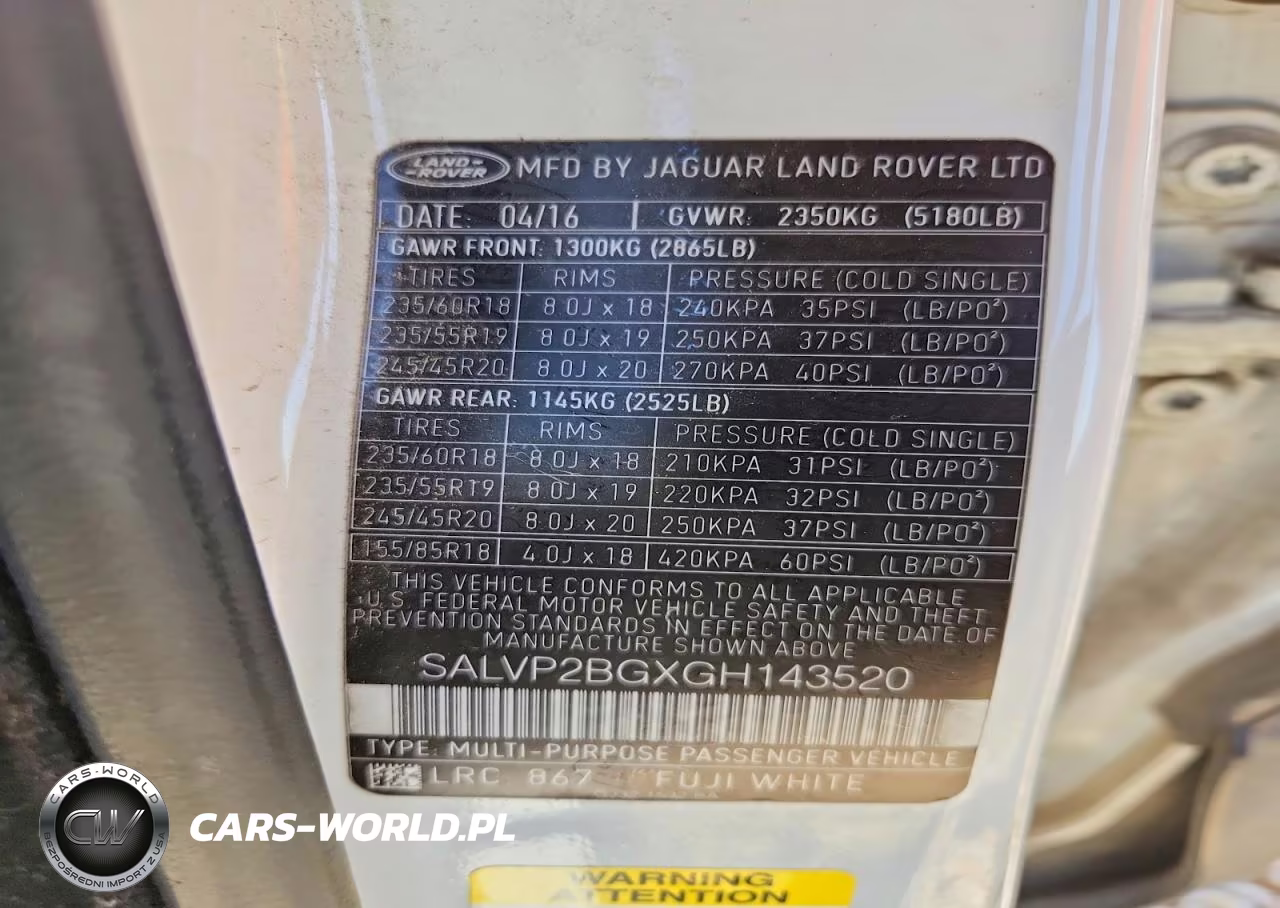 2016 Land Rover Range Rover Evoque Se VIN:SALVP2BGXGH143520 - 13