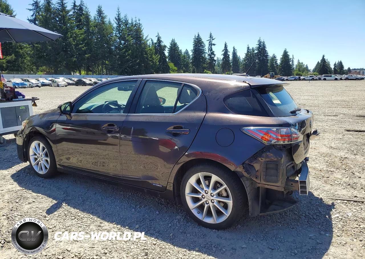 2012 Lexus Ct 200 VIN:JTHKD5BH3C2111484 - 2