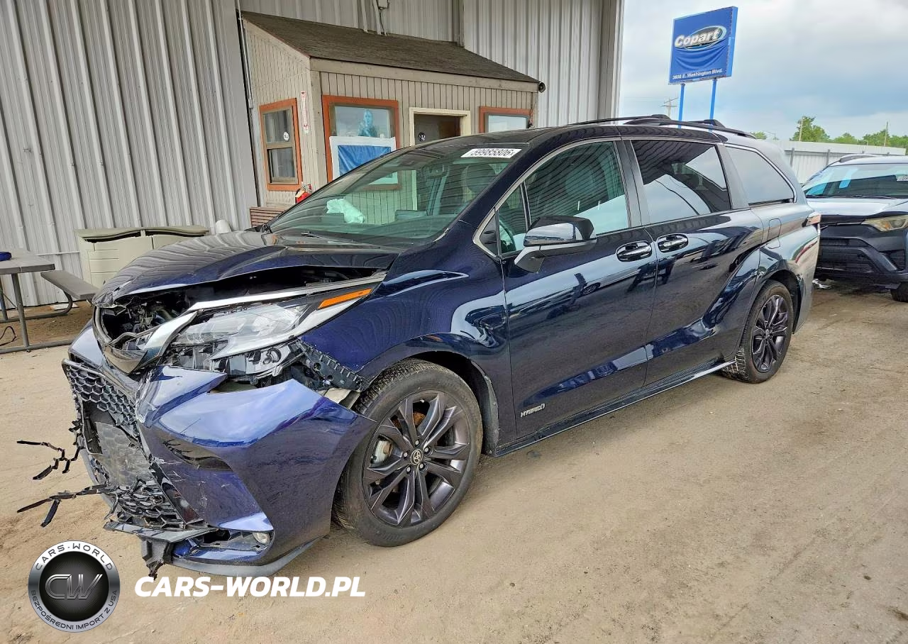 2021 Toyota Sienna Xse VIN:5TDDRKEC5MS029843 - 1
