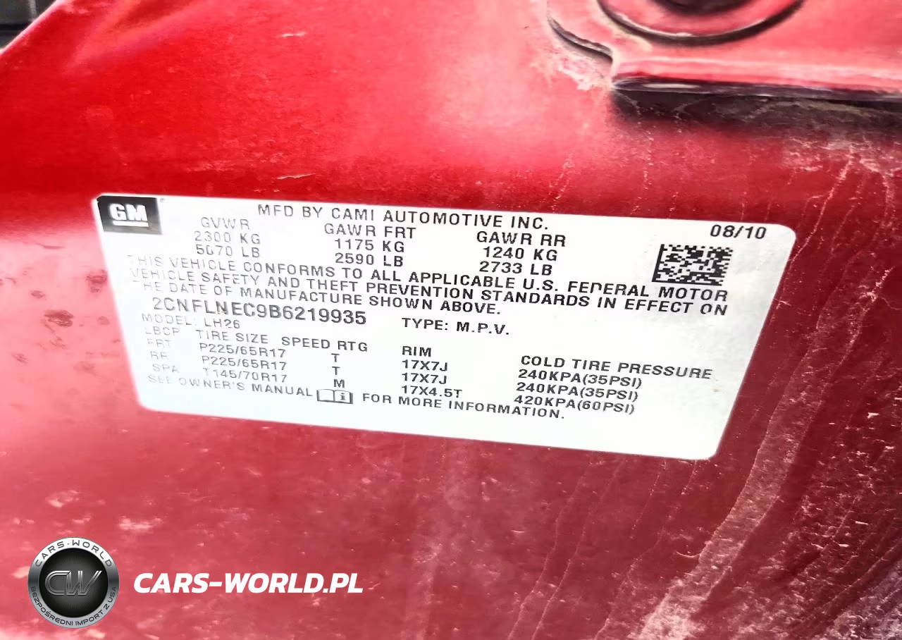 2011 Chevrolet Equinox Lt VIN:2CNFLNEC9B6219935 - 12