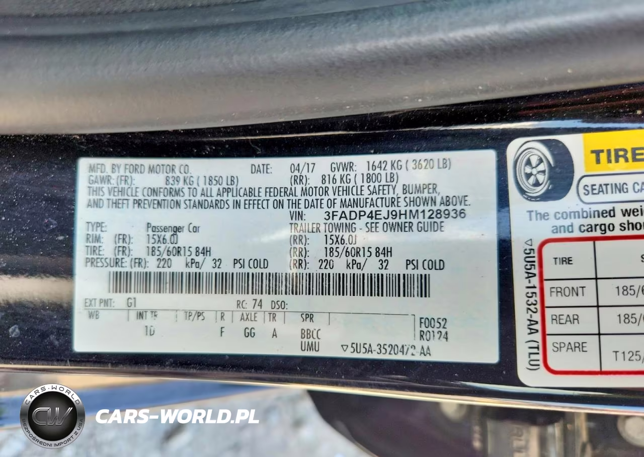 2017 Ford Fiesta Se VIN:3FADP4EJ9HM128936 - 13