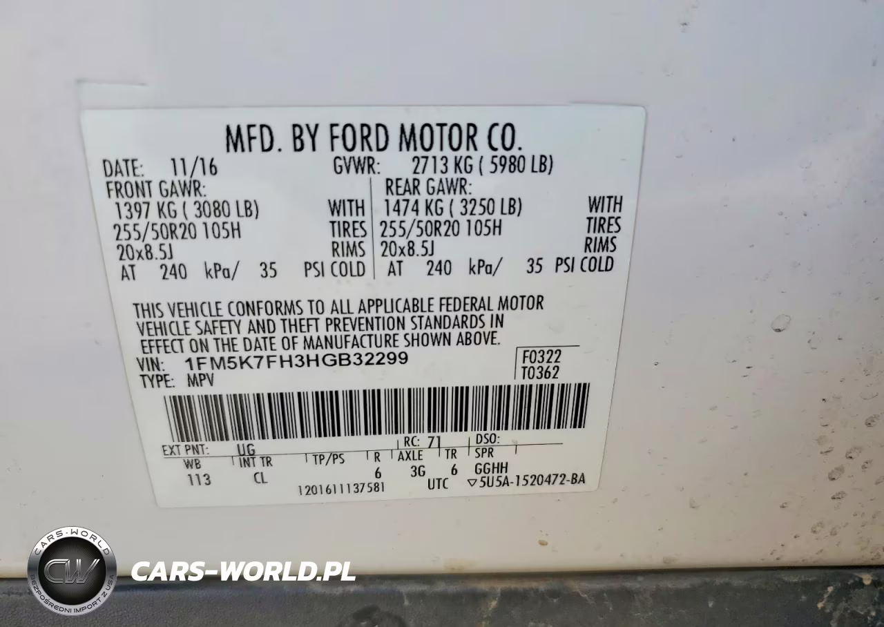 2017 Ford Explorer Limited VIN:1FM5K7FH3HGB32299 - 13