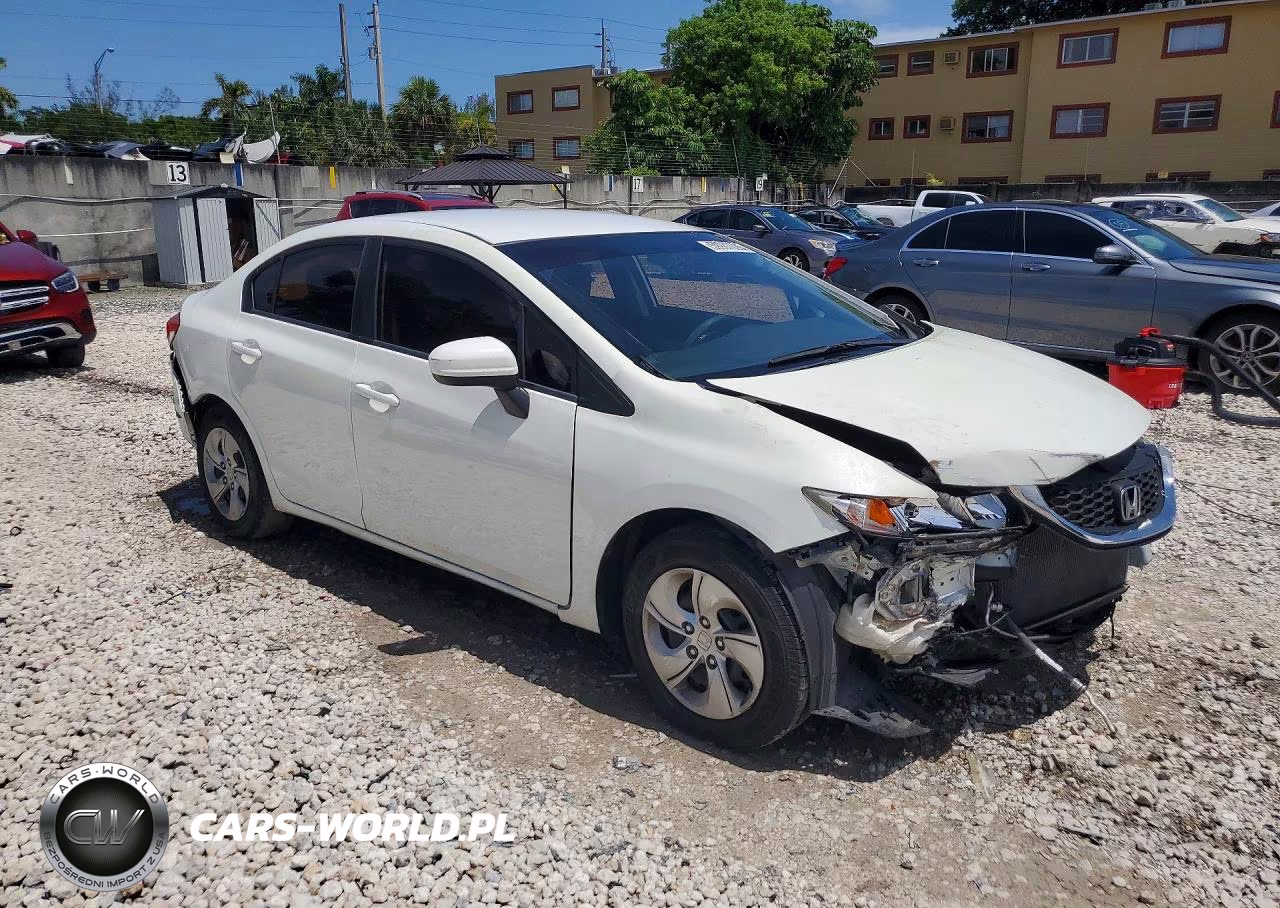 2014 Honda Civic Lx VIN:2HGFB2F57EH525967 - 4