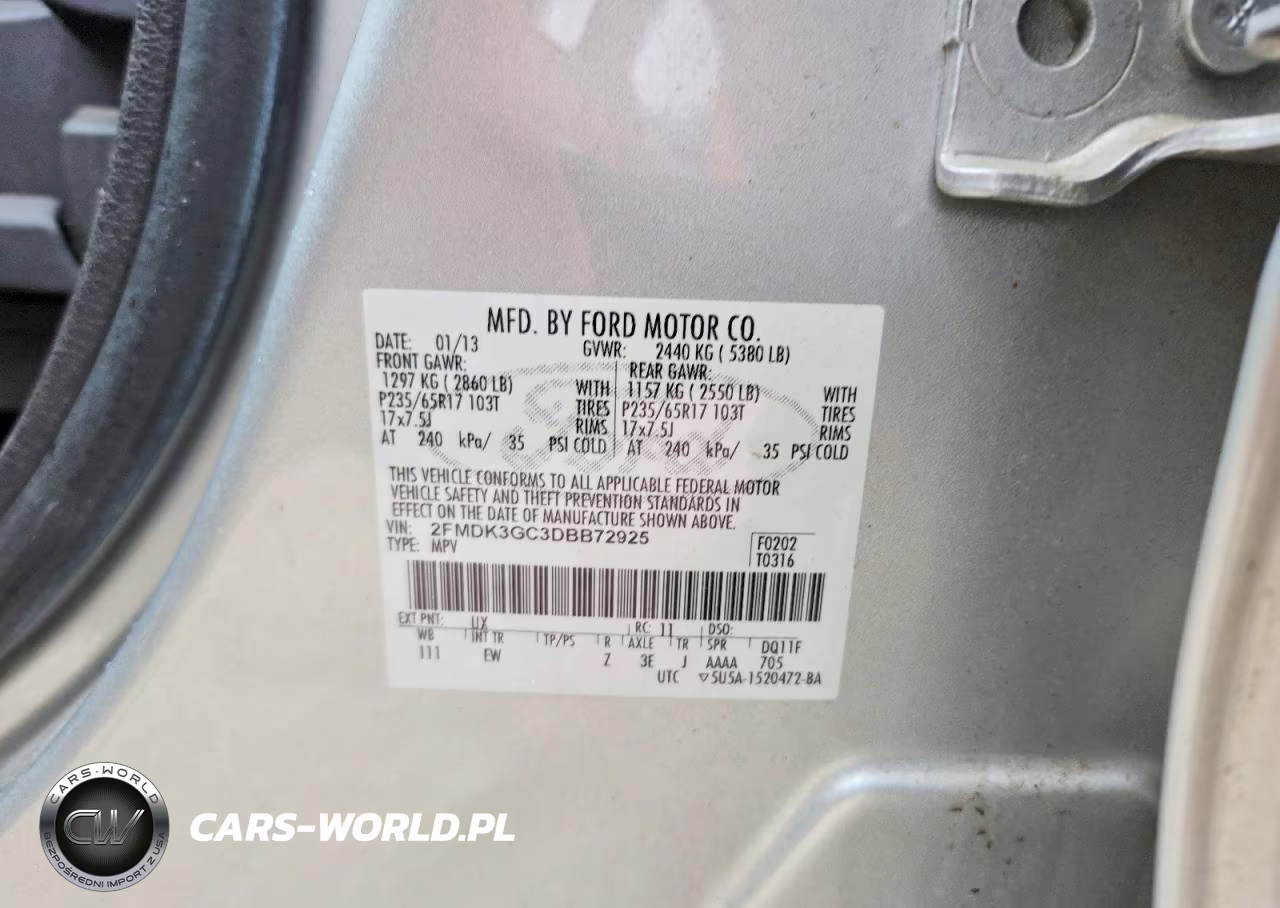 2013 Ford Edge Se VIN:2FMDK3GC3DBB72925 - 13