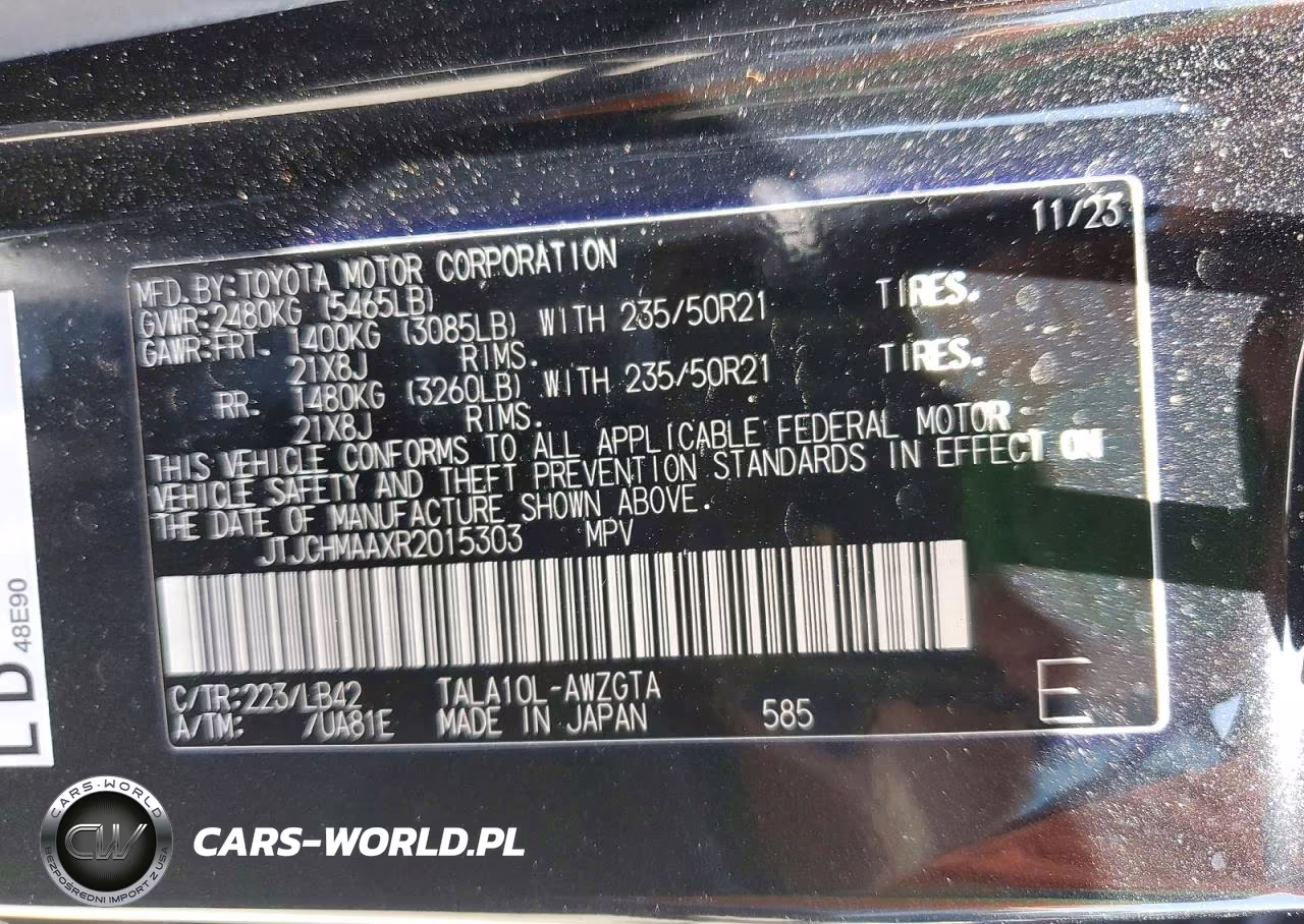 2024 Lexus Rx 350 Premium VIN:JTJCHMAAXR2015303 - 14