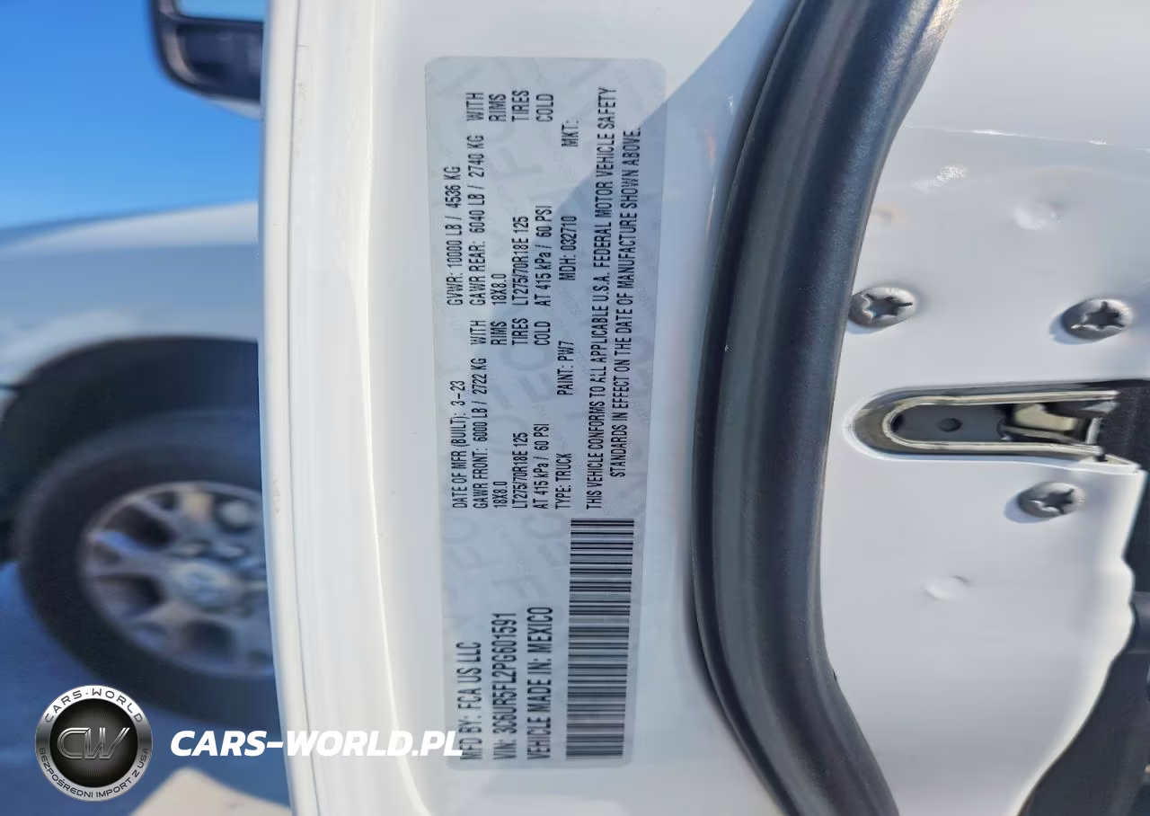 2023 Ram 2500 Laramie VIN:3C6UR5FL2PG601591 - 12