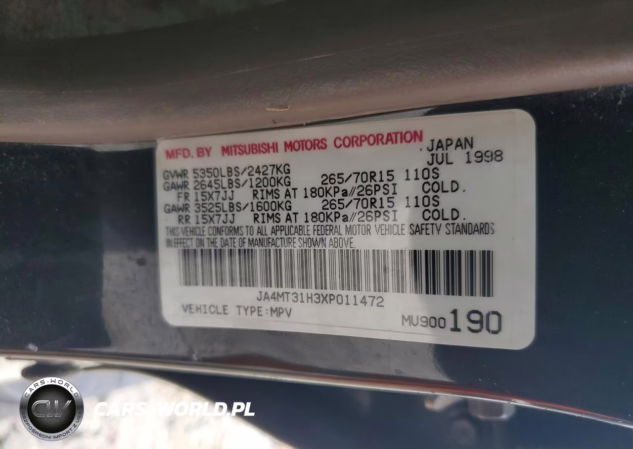 1999 Mitsubishi Montero Sport Ls VIN:JA4MT31H3XP011472 - 13