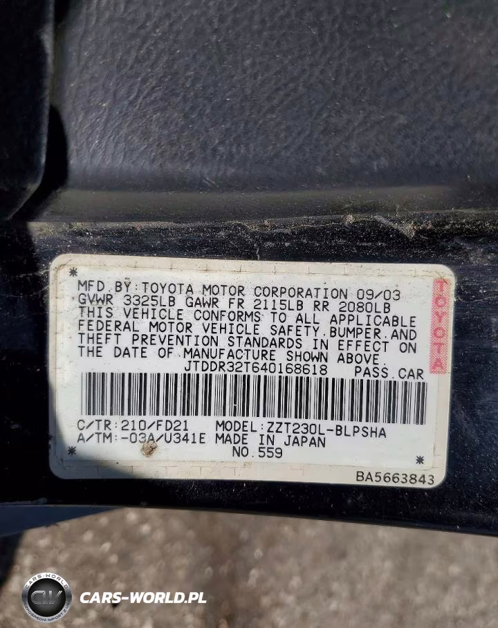 2004 Toyota Celica Gt VIN:JTDDR32T640168618 - 12