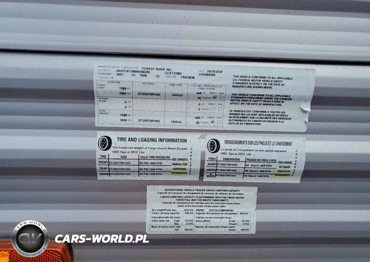 2021 Forest River Cherokee Grey Wolf Camper VIN:4X4TCKY28MK068265 - 10