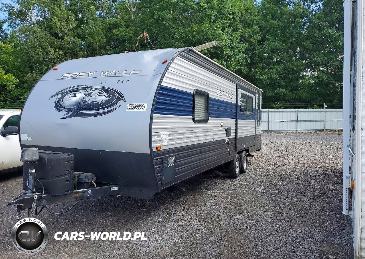 2021 Forest River Cherokee Grey Wolf Camper VIN:4X4TCKY28MK068265 - 2