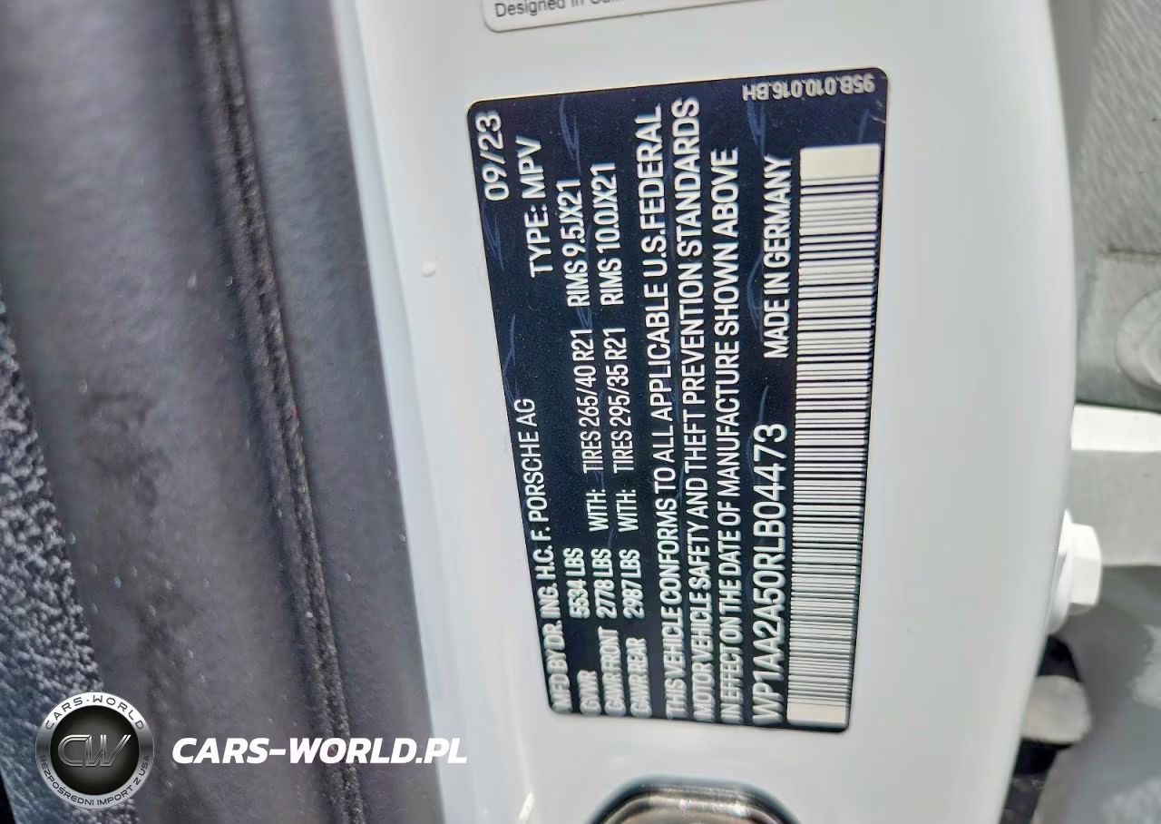 2024 Porsche Macan Base VIN:WP1AA2A50RLB04473 - 13