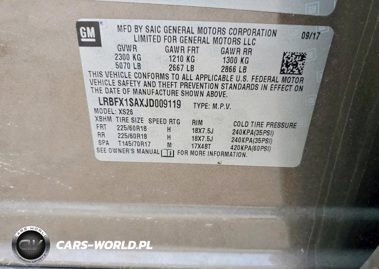 2018 Buick Envision Essence VIN:LRBFX1SAXJD009119 - 13