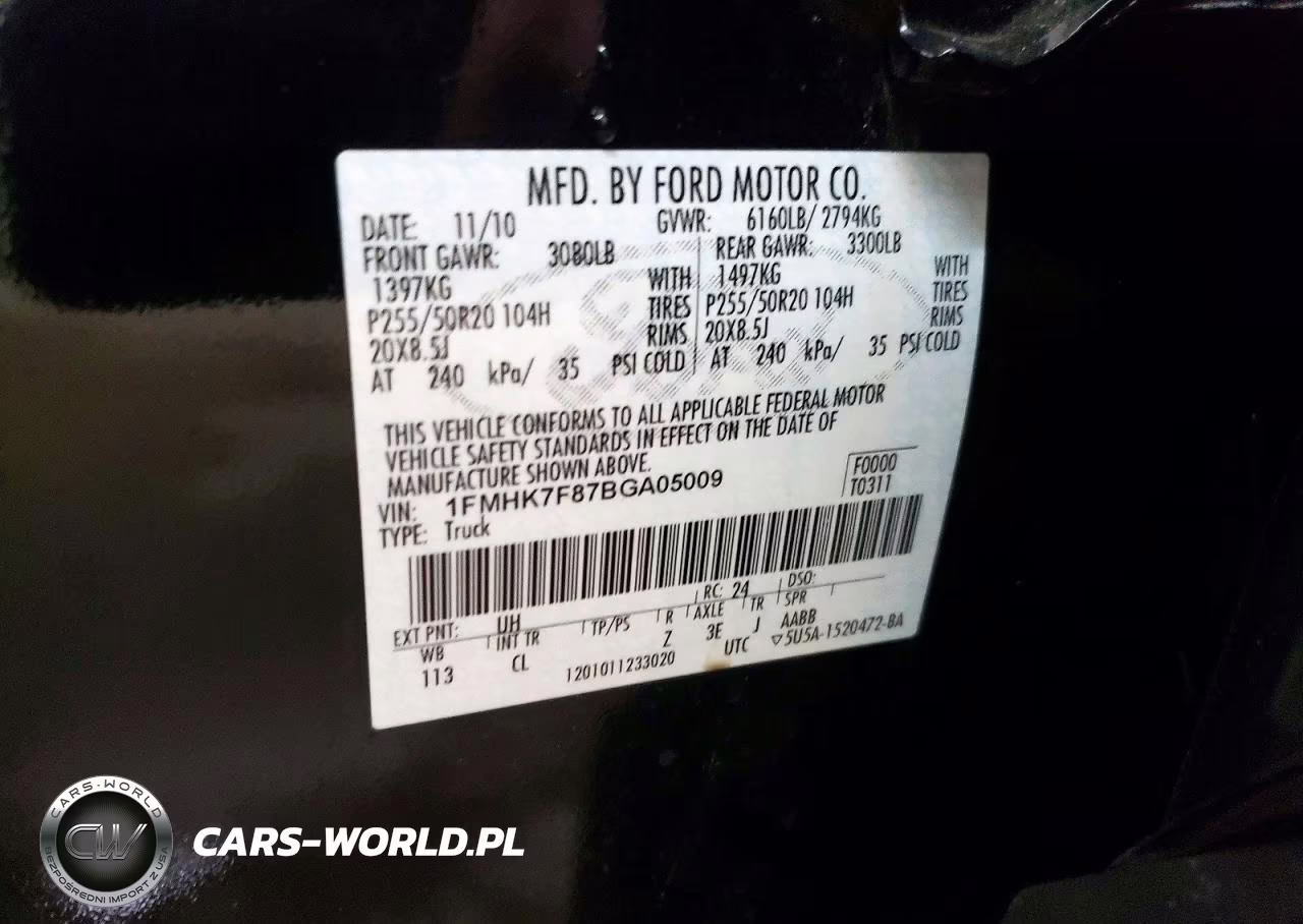 2011 Ford Explorer Limited VIN:1FMHK7F87BGA05009 - 13