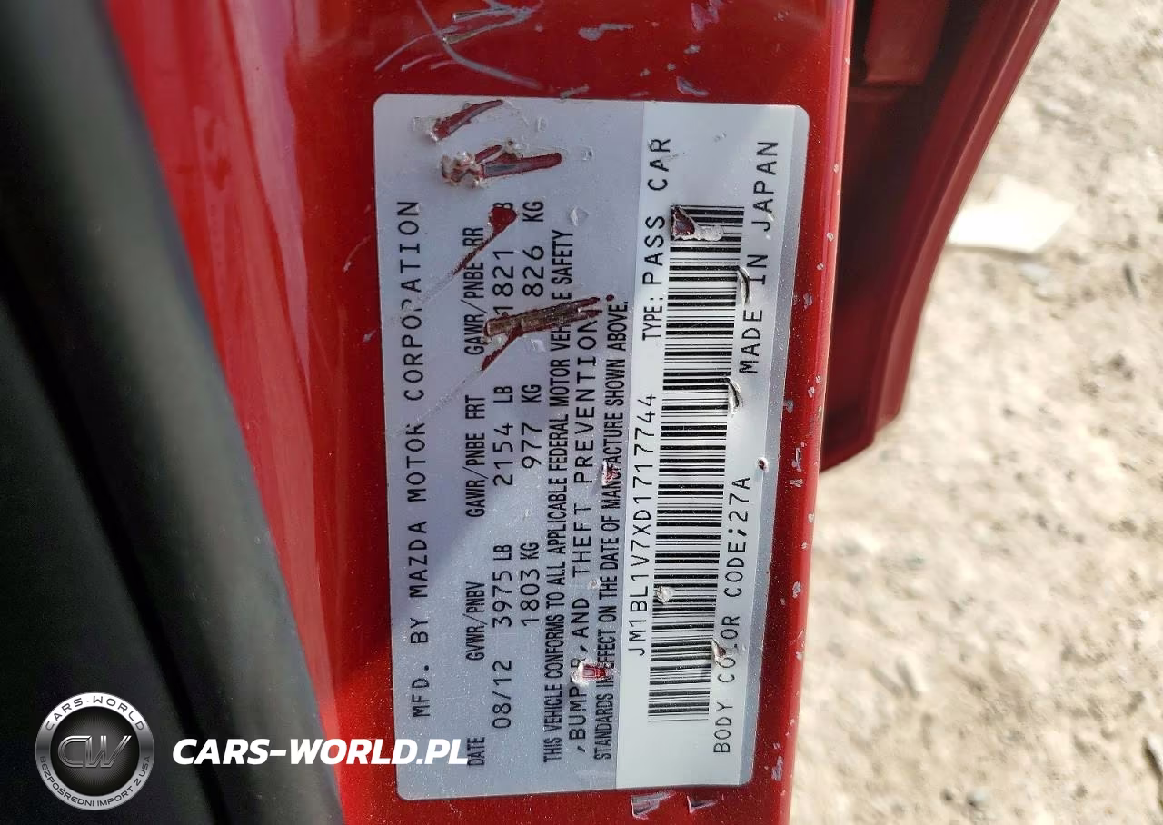 2013 Mazda 3 I VIN:JM1BL1V7XD1717744 - 12