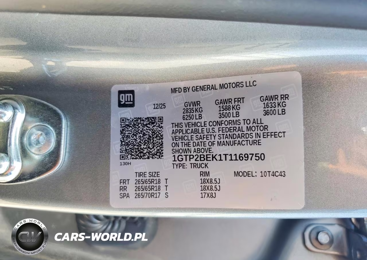 2026 GMC Canyon Elevation VIN:1GTP2BEK1T1169750 - 12