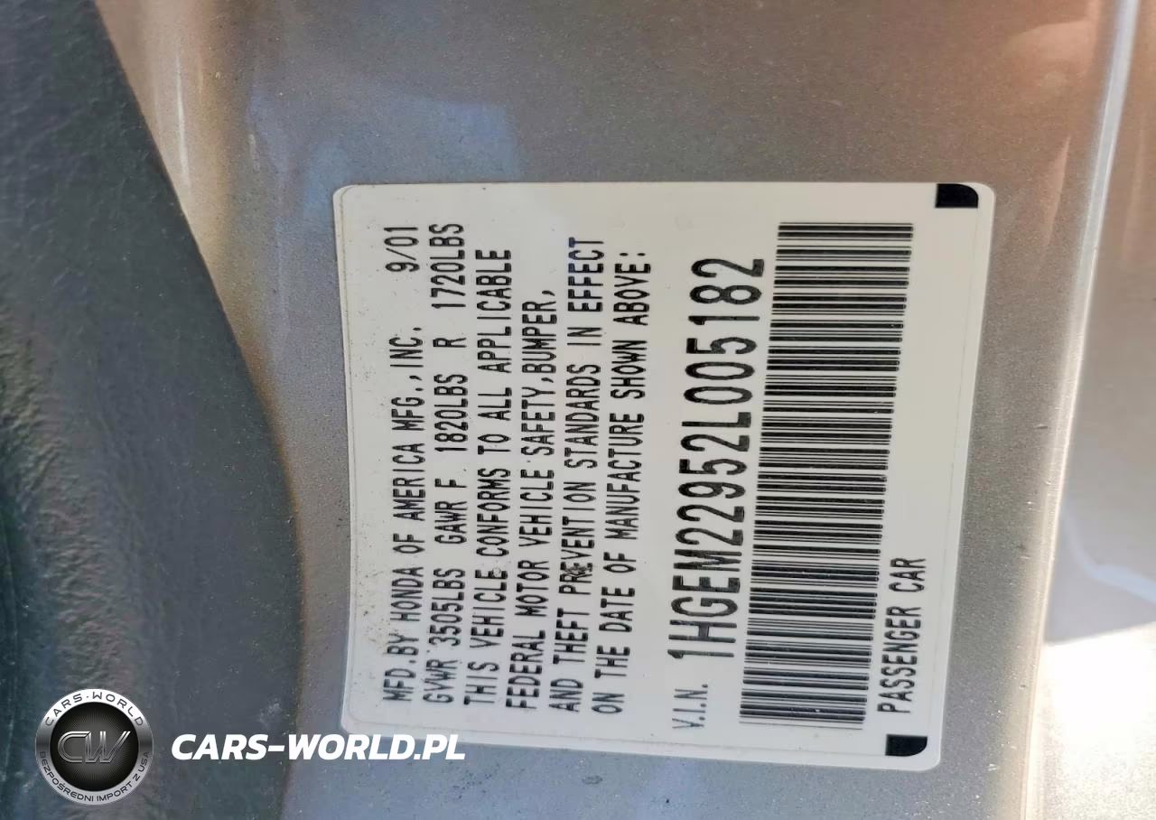 2002 Honda Civic Ex VIN:1HGEM22952L005182 - 12