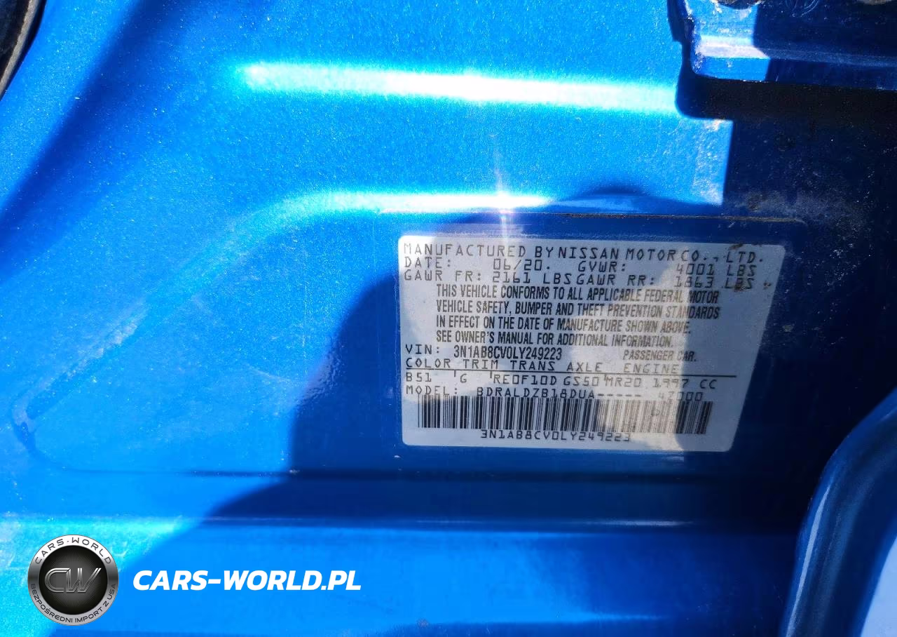 2020 Nissan Sentra Sv VIN:3N1AB8CV0LY249223 - 12