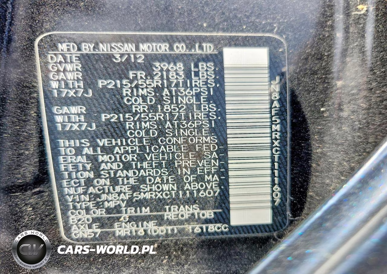 2012 Nissan Juke S VIN:JN8AF5MRXCT111607 - 13