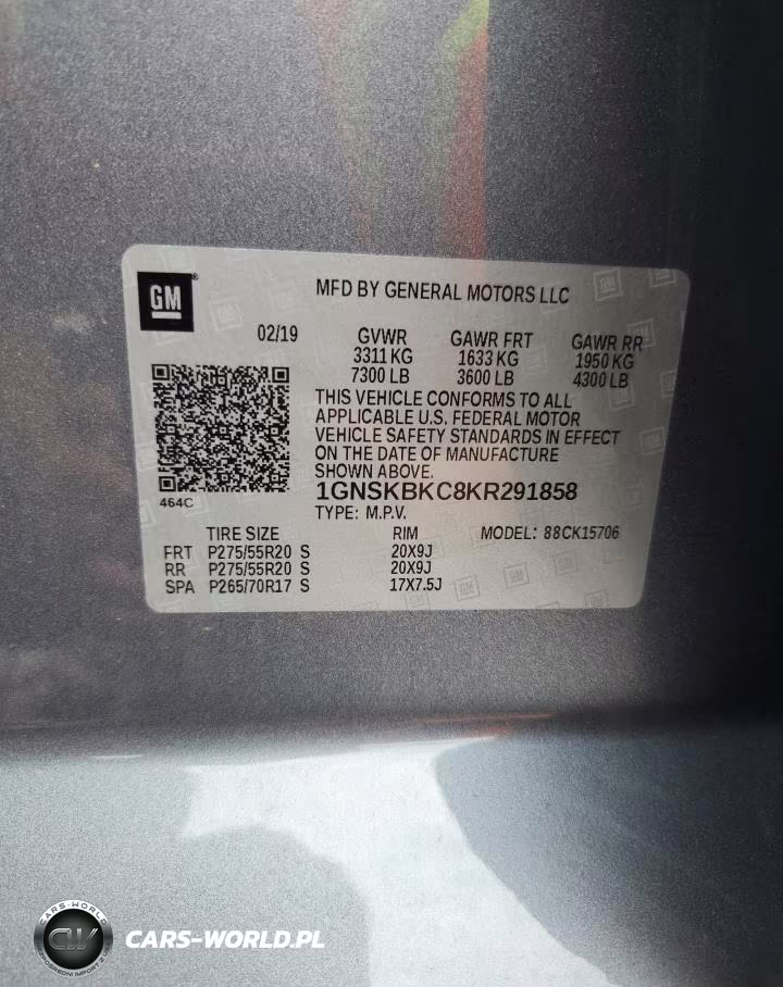 2019 Chevrolet Tahoe VIN:1GNSKBKC8KR291858 - 14