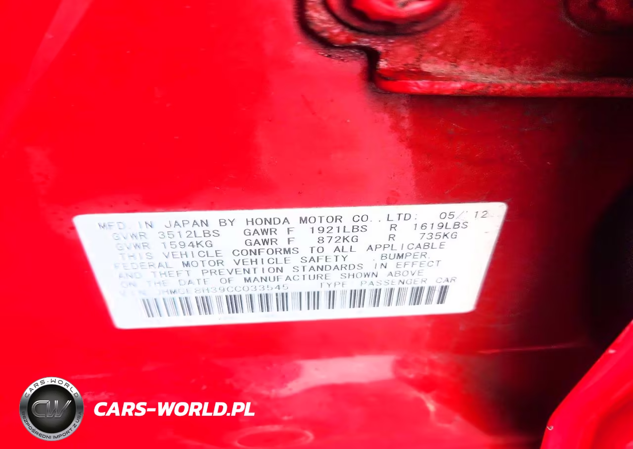 2012 Honda Fit VIN:JHMGE8H39CC033545 - 12