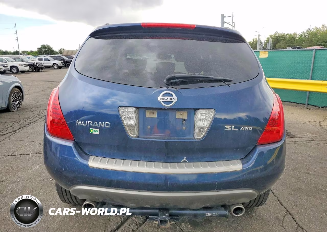 2007 Nissan Murano S VIN:JN8AZ08W57W617229 - 6