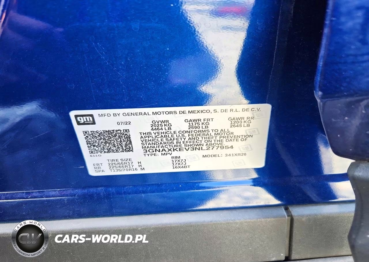 2022 Chevrolet Equinox Lt VIN:3GNAXKEV3NL277954 - 12