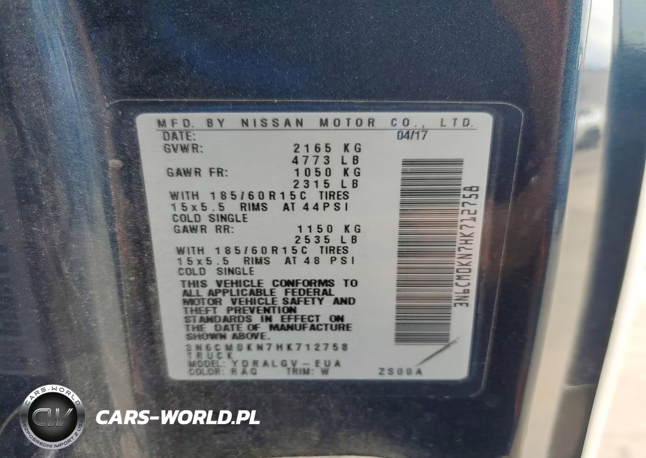 2017 Nissan Nv200 Sv VIN:3N6CM0KN7HK712758 - 13