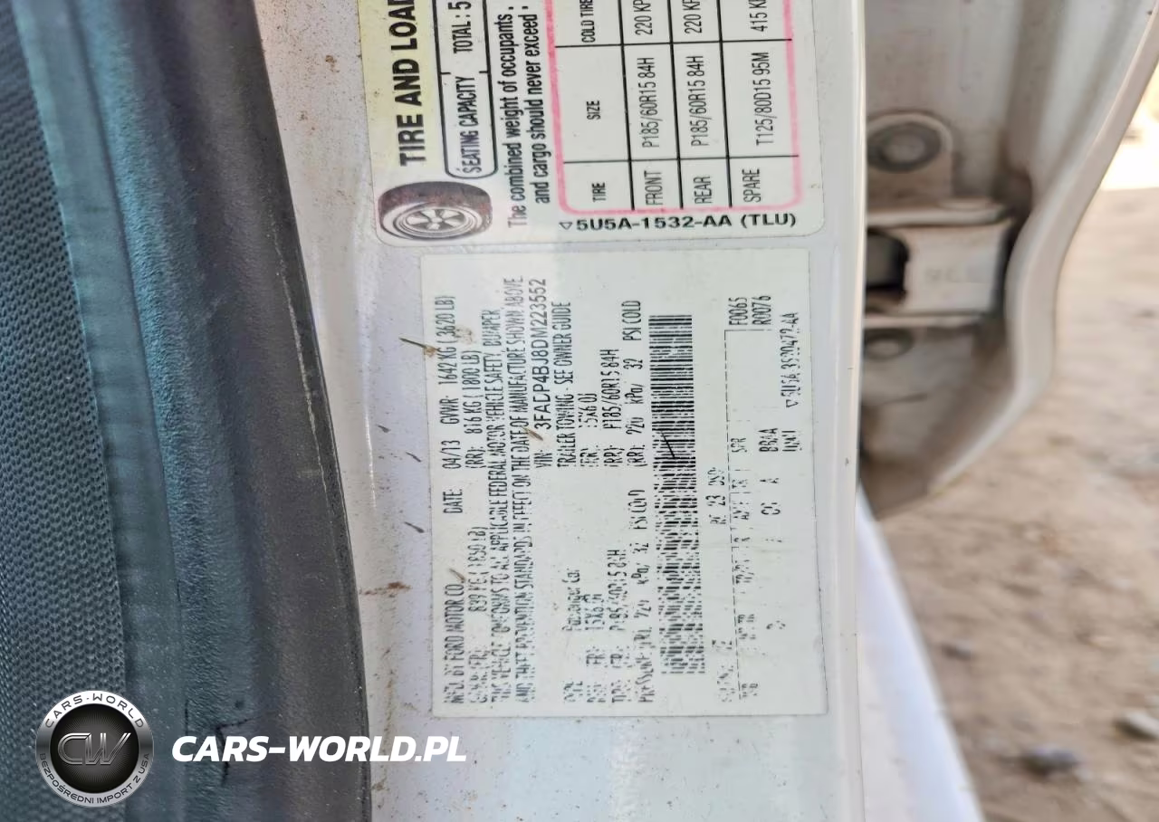 2013 Ford Fiesta Se VIN:3FADP4BJ8DM223552 - 12