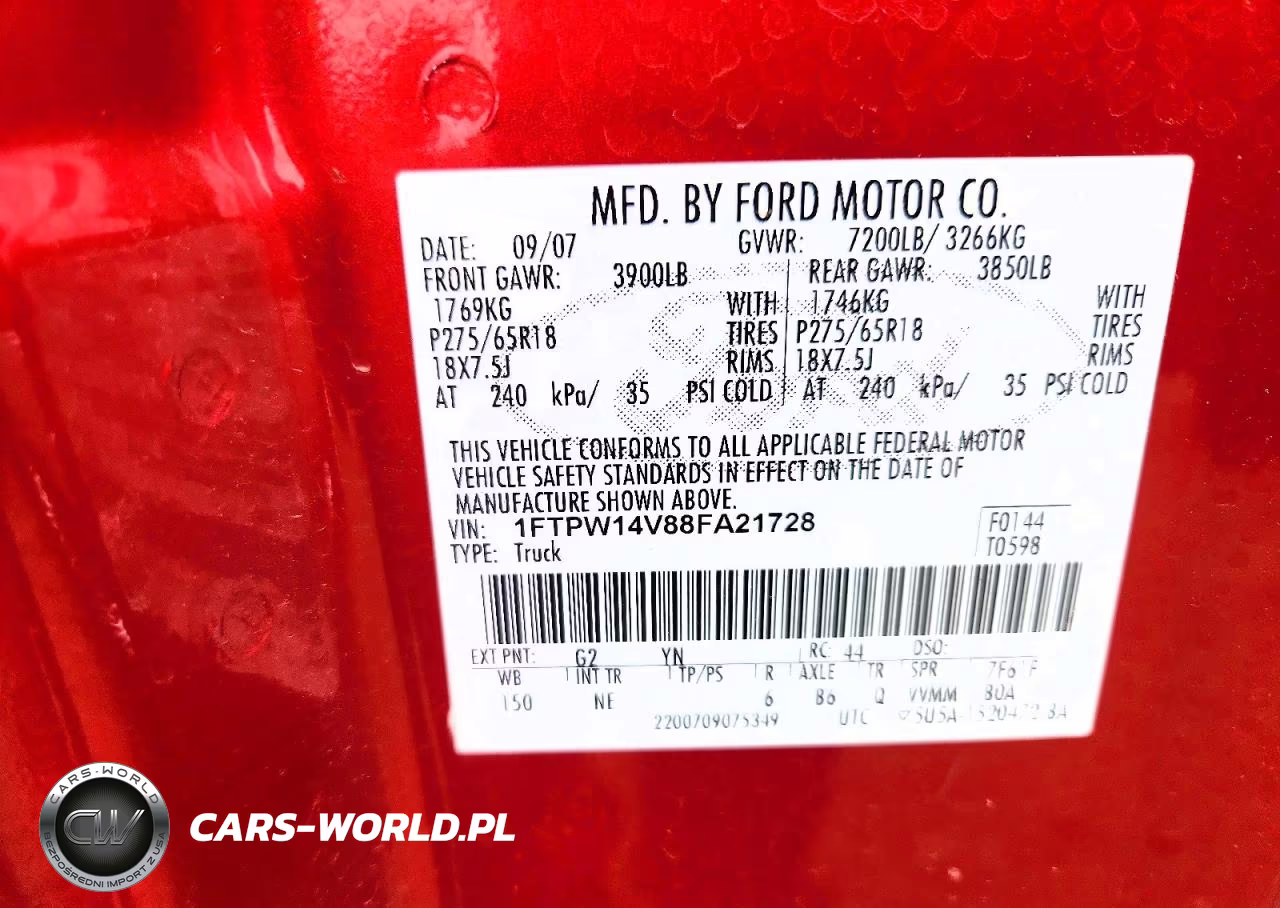 2008 Ford F150 Supercrew VIN:1FTPW14V88FA21728 - 12