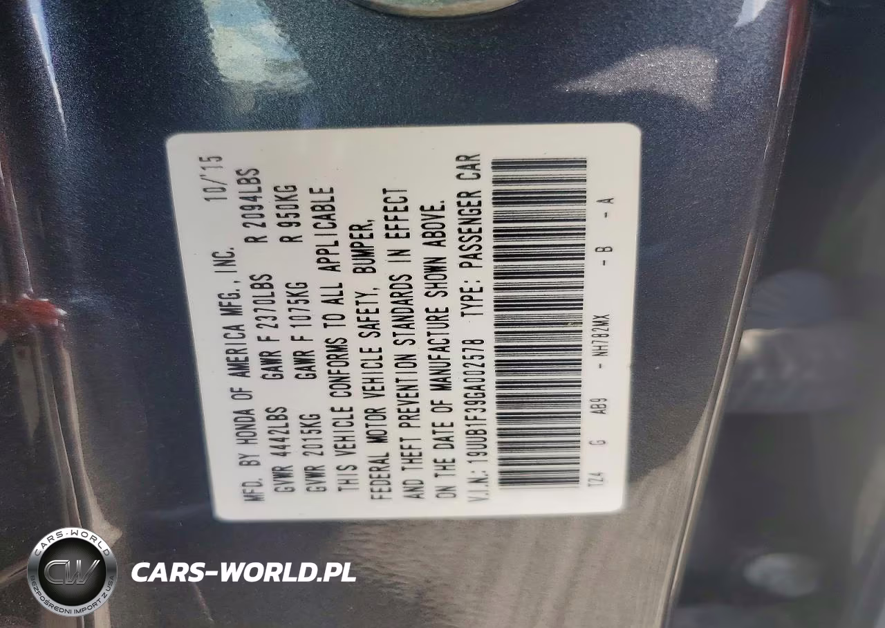 2016 Acura Tlx VIN:19UUB1F39GA002578 - 12