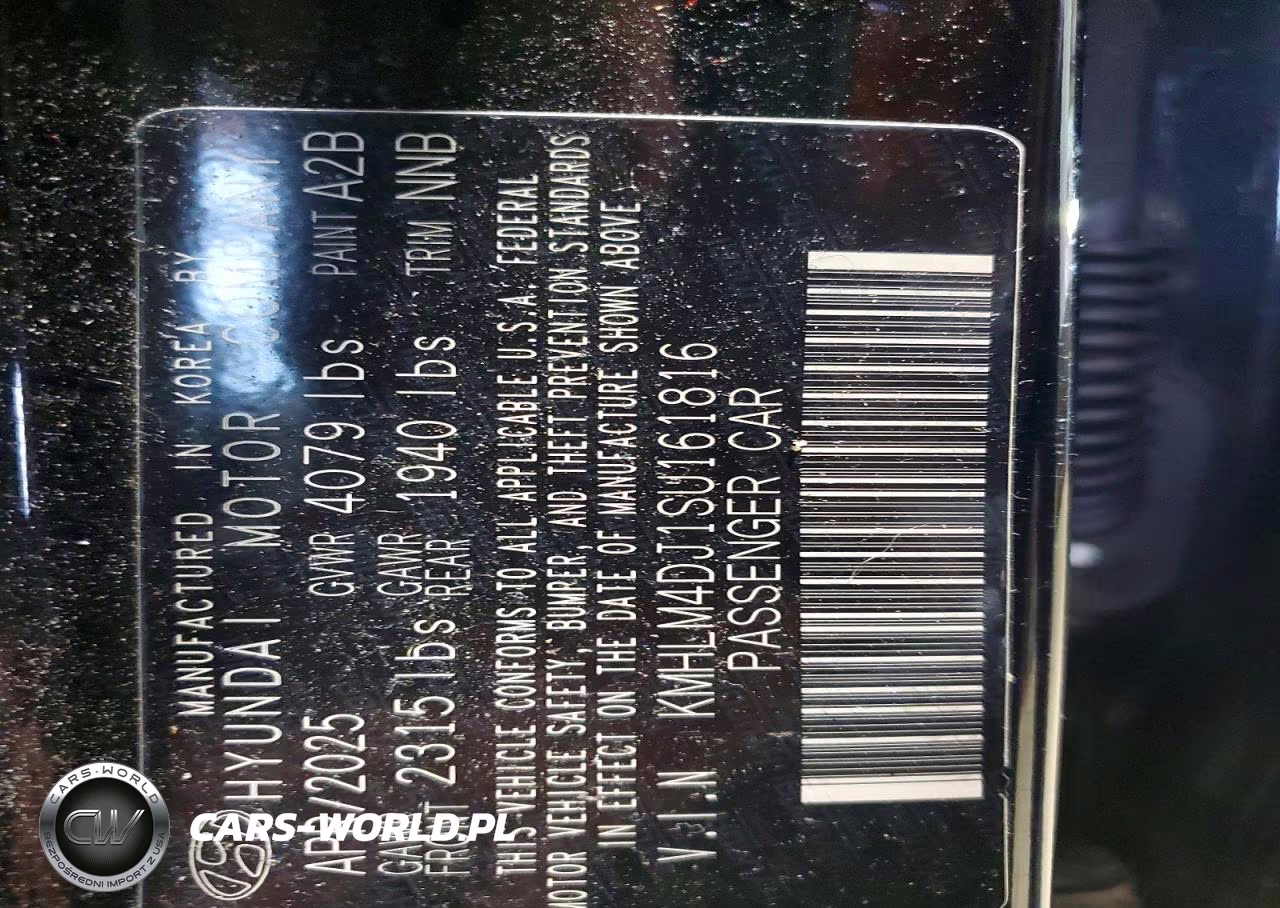 2025 Hyundai Elantra Hybrid Blue VIN:KMHLM4DJ1SU161816 - 12