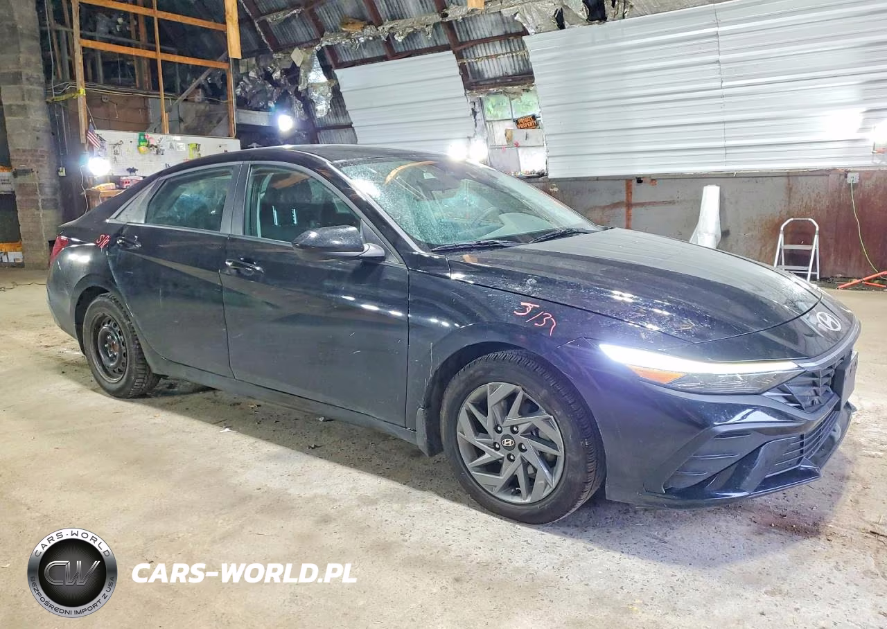 2025 Hyundai Elantra Hybrid Blue VIN:KMHLM4DJ1SU161816 - 4