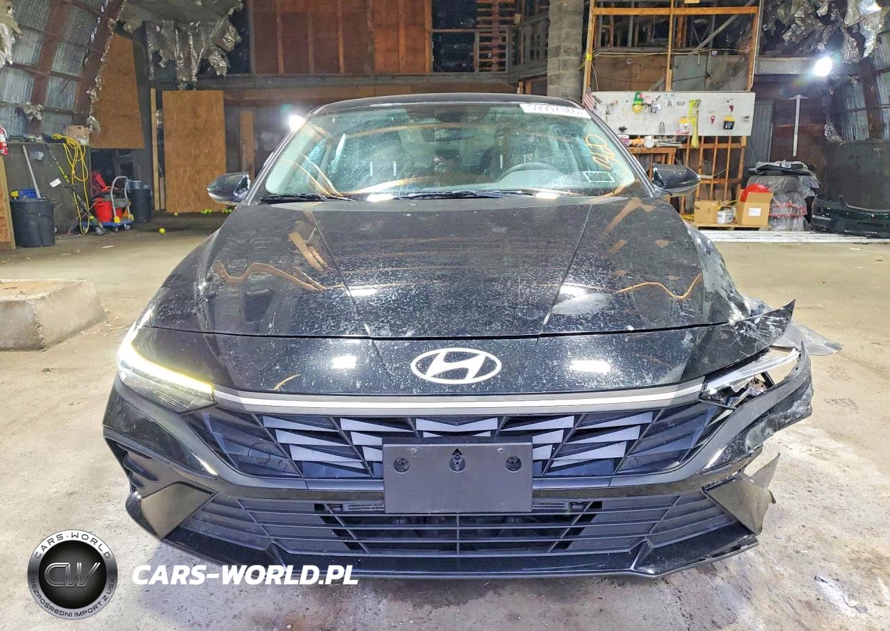 2025 Hyundai Elantra Hybrid Blue VIN:KMHLM4DJ1SU161816 - 5
