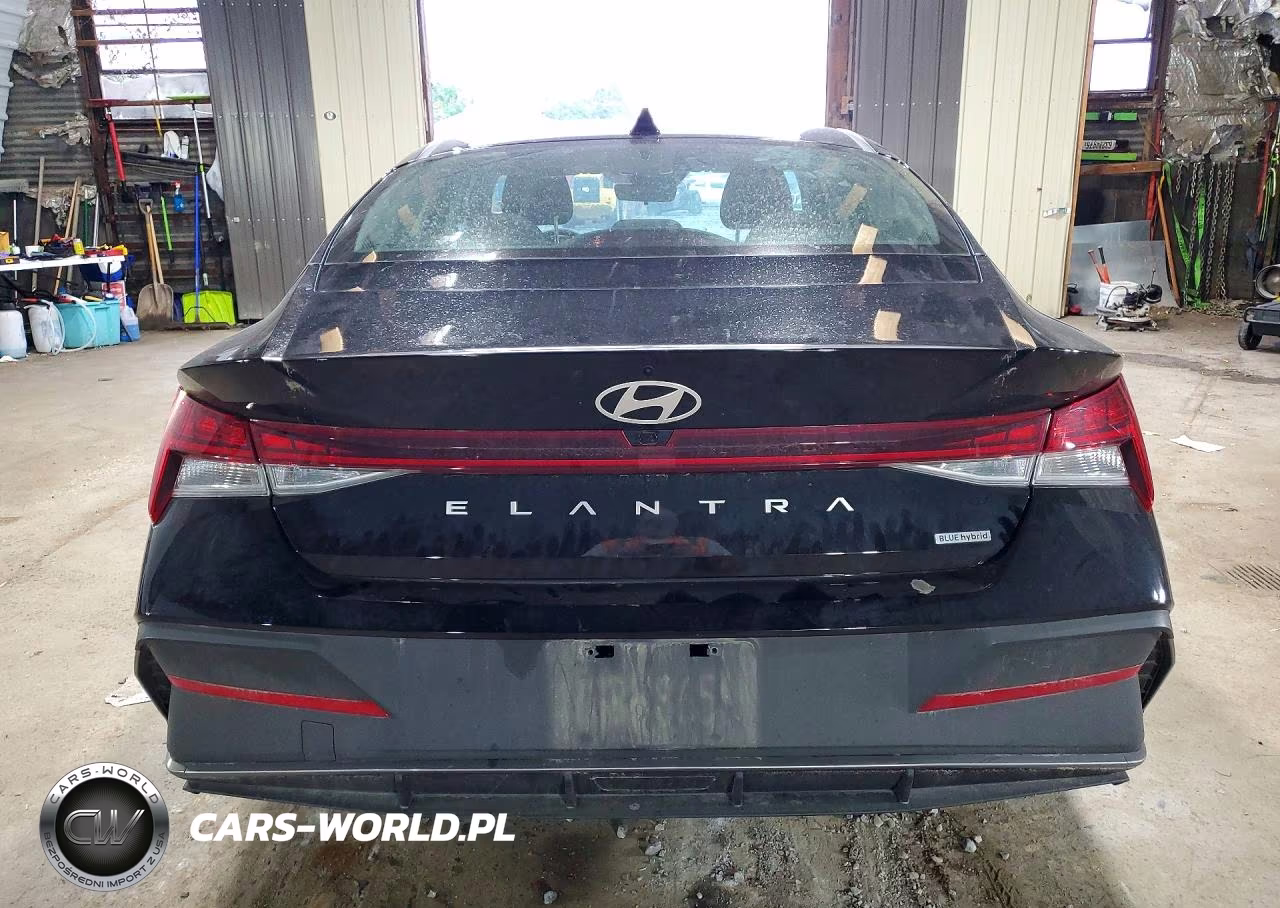 2025 Hyundai Elantra Hybrid Blue VIN:KMHLM4DJ1SU161816 - 6