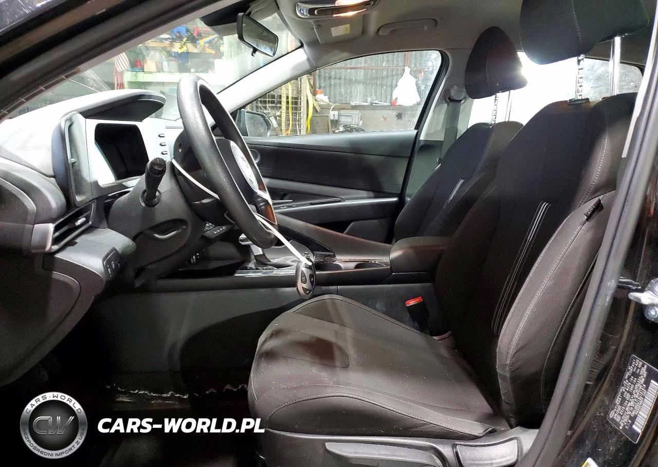 2025 Hyundai Elantra Hybrid Blue VIN:KMHLM4DJ1SU161816 - 7