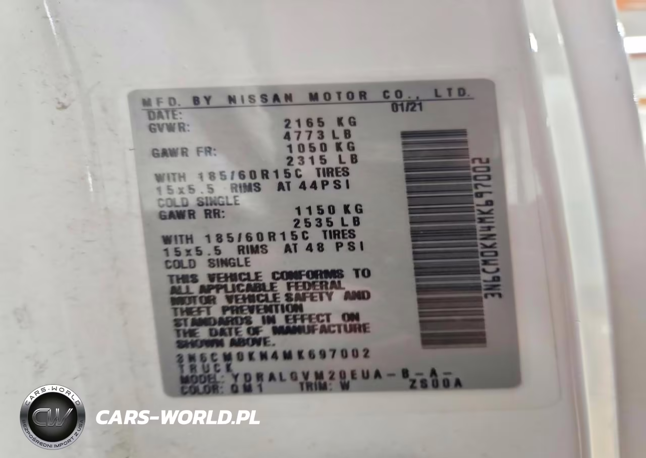 2021 Nissan Nv200 Sv VIN:3N6CM0KN4MK697002 - 13