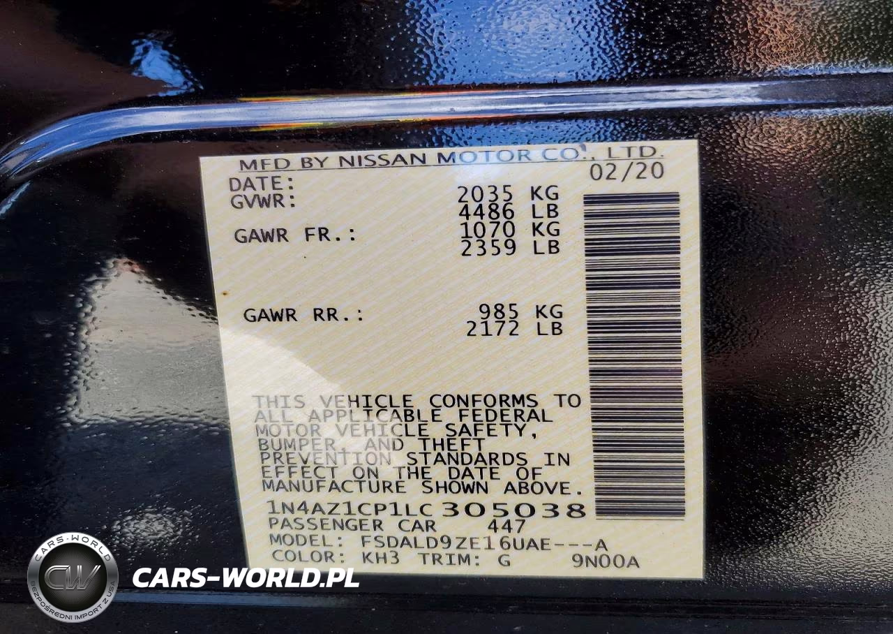 2020 Nissan Leaf Sv VIN:1N4AZ1CP1LC305038 - 13