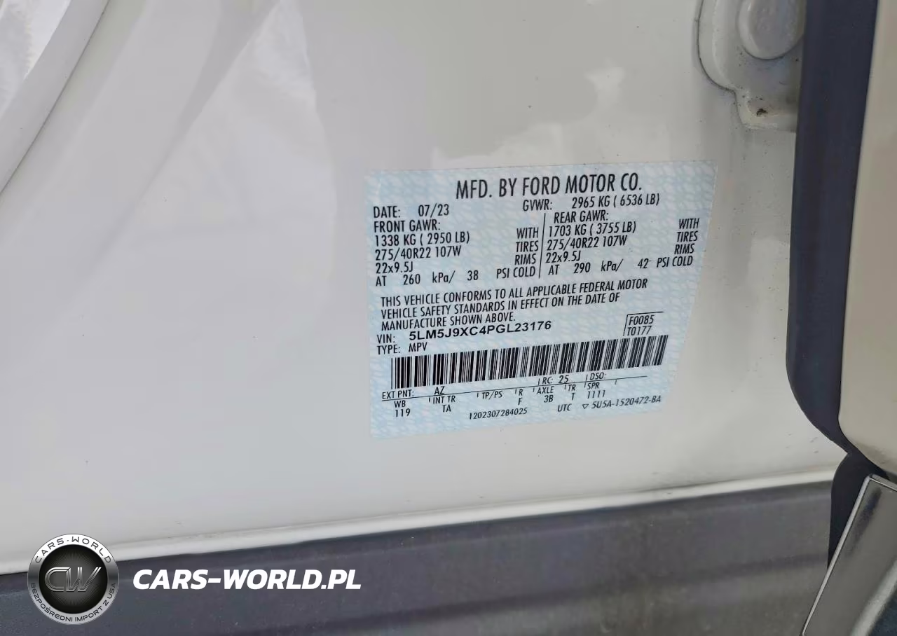 2023 Lincoln Aviator Black Label VIN:5LM5J9XC4PGL23176 - 13
