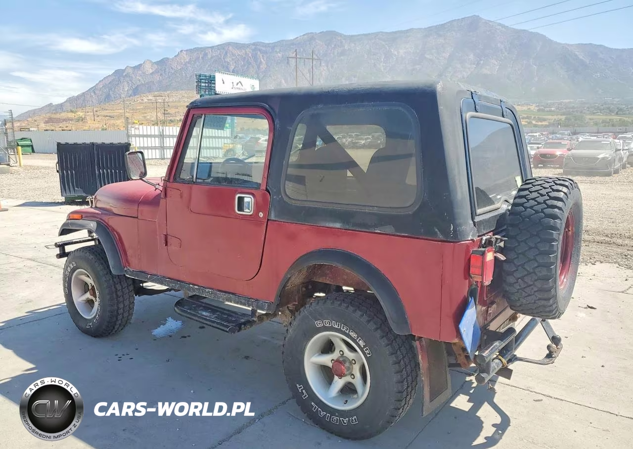 1984 Jeep Jeep Cj7 VIN:1JCCM87E1ET066210 - 2