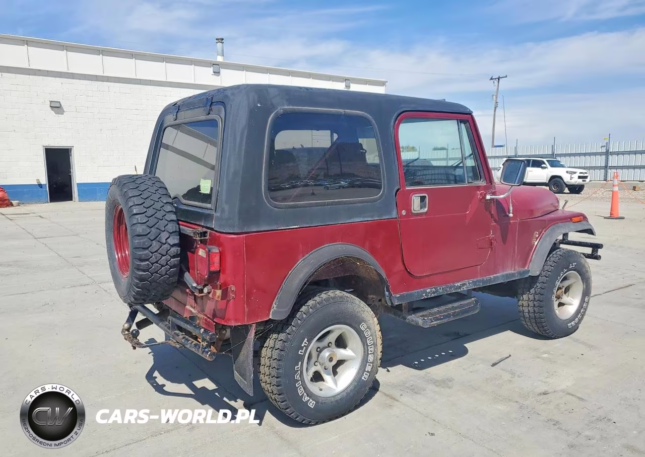 1984 Jeep Jeep Cj7 VIN:1JCCM87E1ET066210 - 3