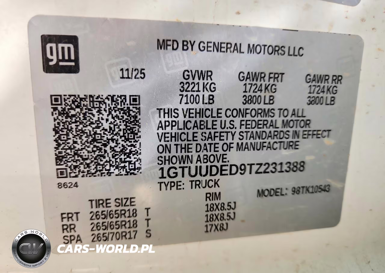 2026 GMC Sierra K1500 Slt VIN:1GTUUDED9TZ231388 - 13