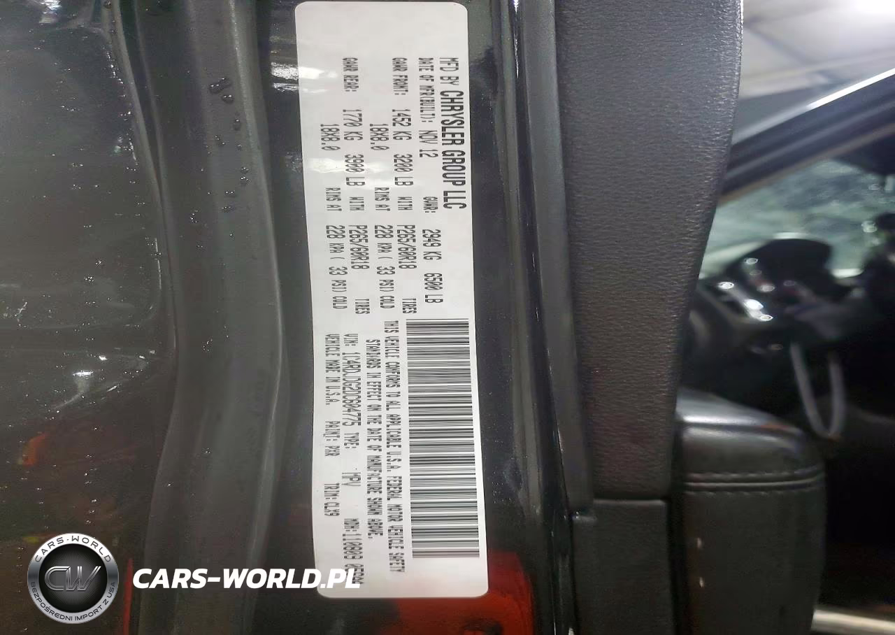 2013 Dodge Durango Crew VIN:1C4RDJDG2DC604775 - 12