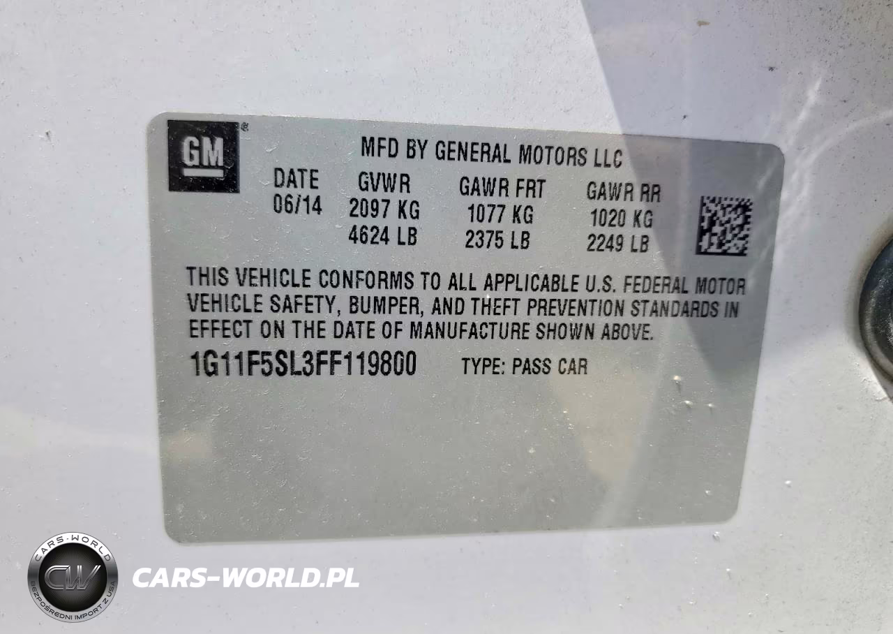 2015 Chevrolet Malibu Ltz VIN:1G11F5SL3FF119800 - 12