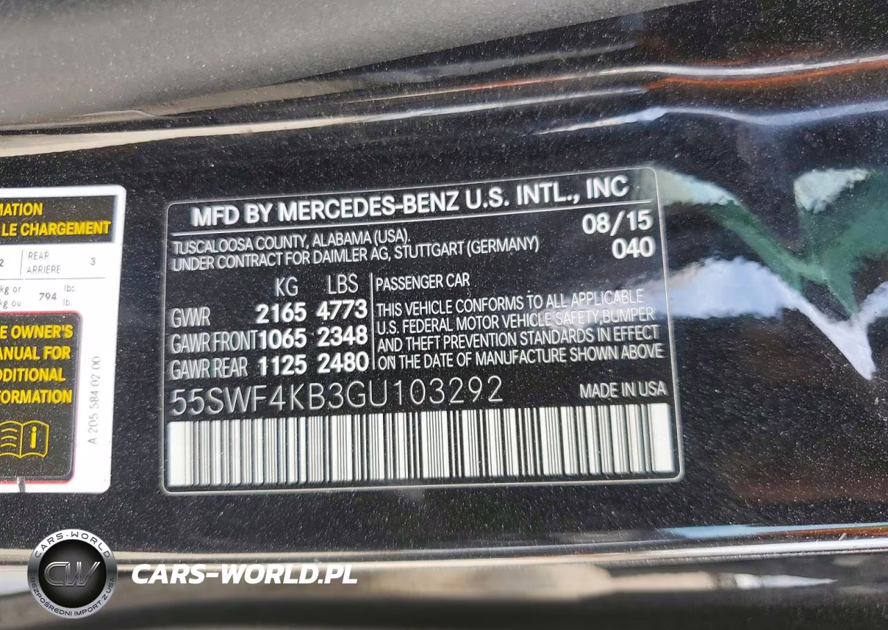 2016 Mercedes-Benz C 300 4Matic VIN:55SWF4KB3GU103292 - 12