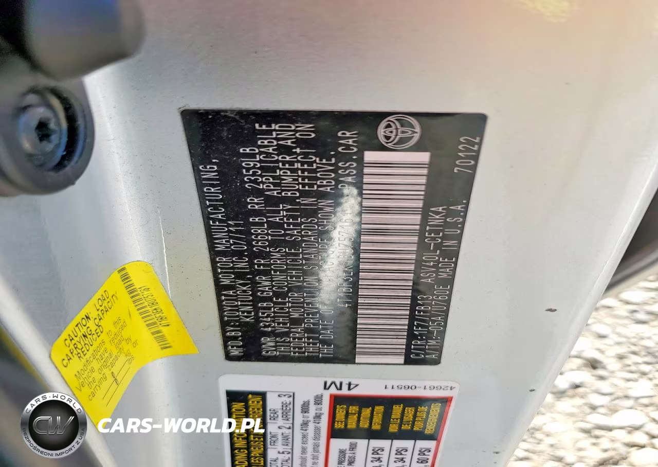 2011 Toyota Camry Le VIN:4T1BF3EK1BU757161 - 12