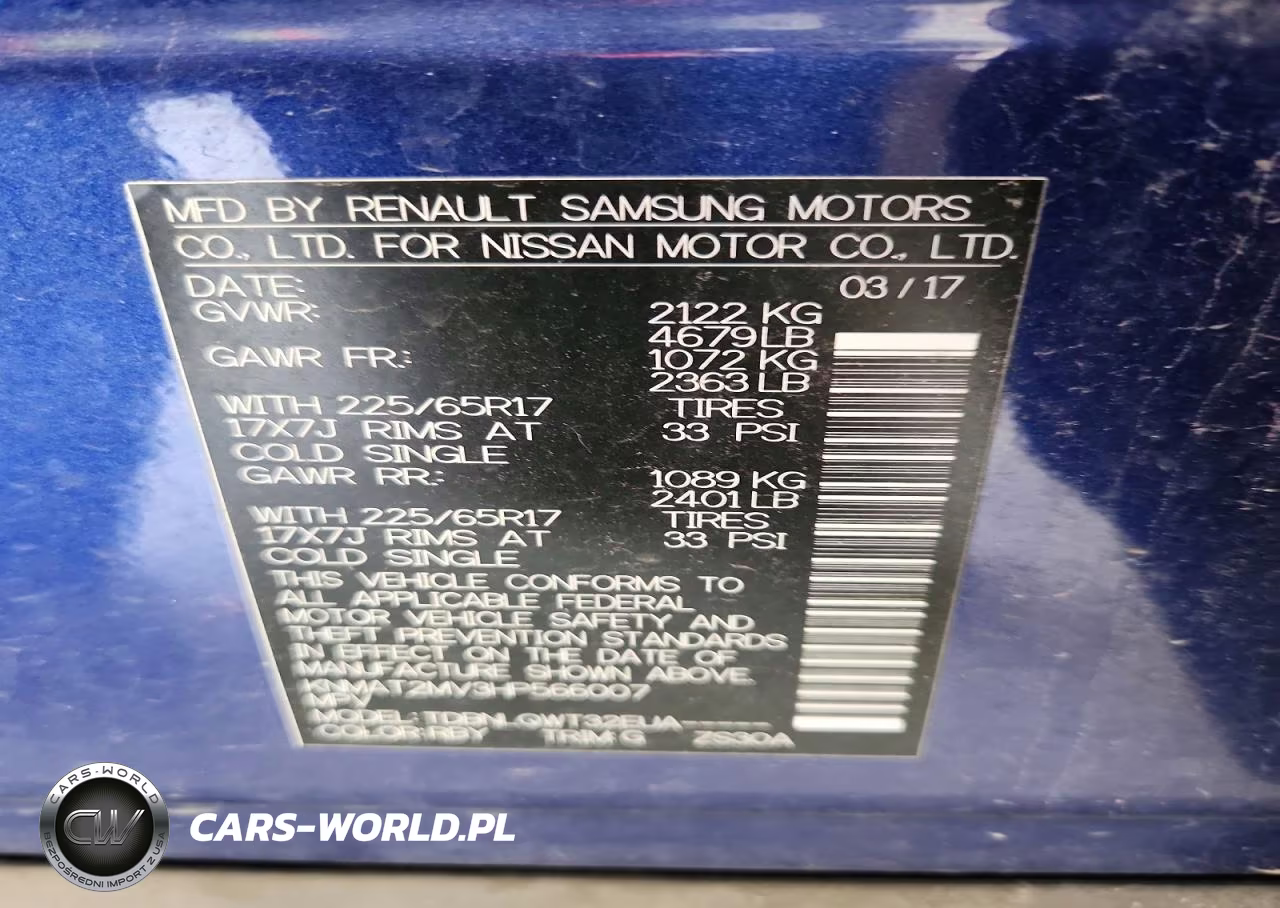2017 Nissan Rogue Sv VIN:KNMAT2MV3HP566007 - 13