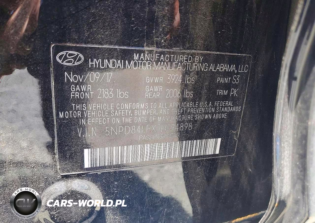 2018 Hyundai Elantra Sel VIN:5NPD84LFXJH294898 - 12