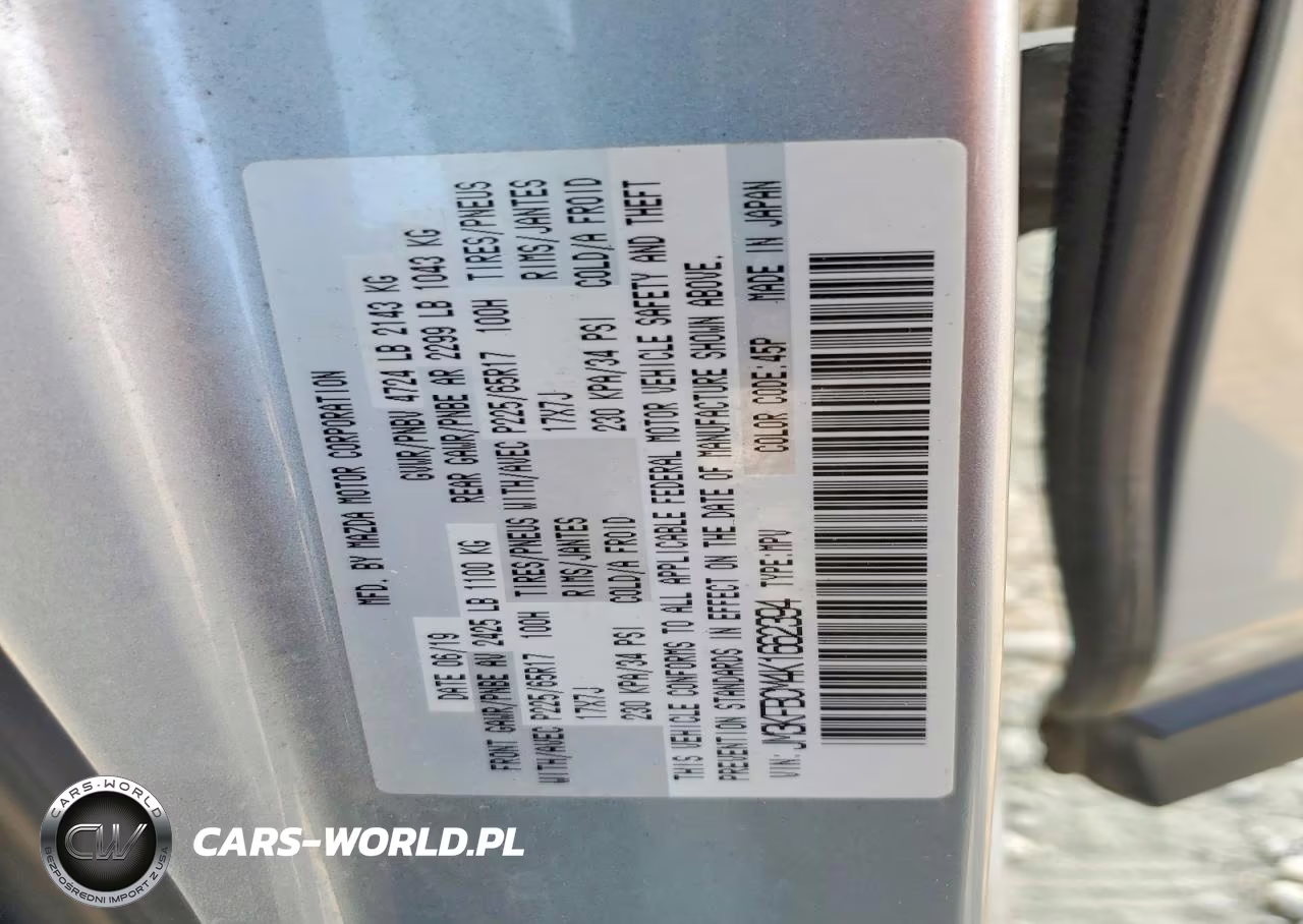 2019 Mazda Cx-5 Touring VIN:JM3KFBCM4K1662394 - 13